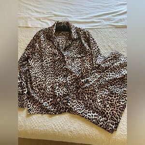 INC International Concepts Animal Print Pajama Set